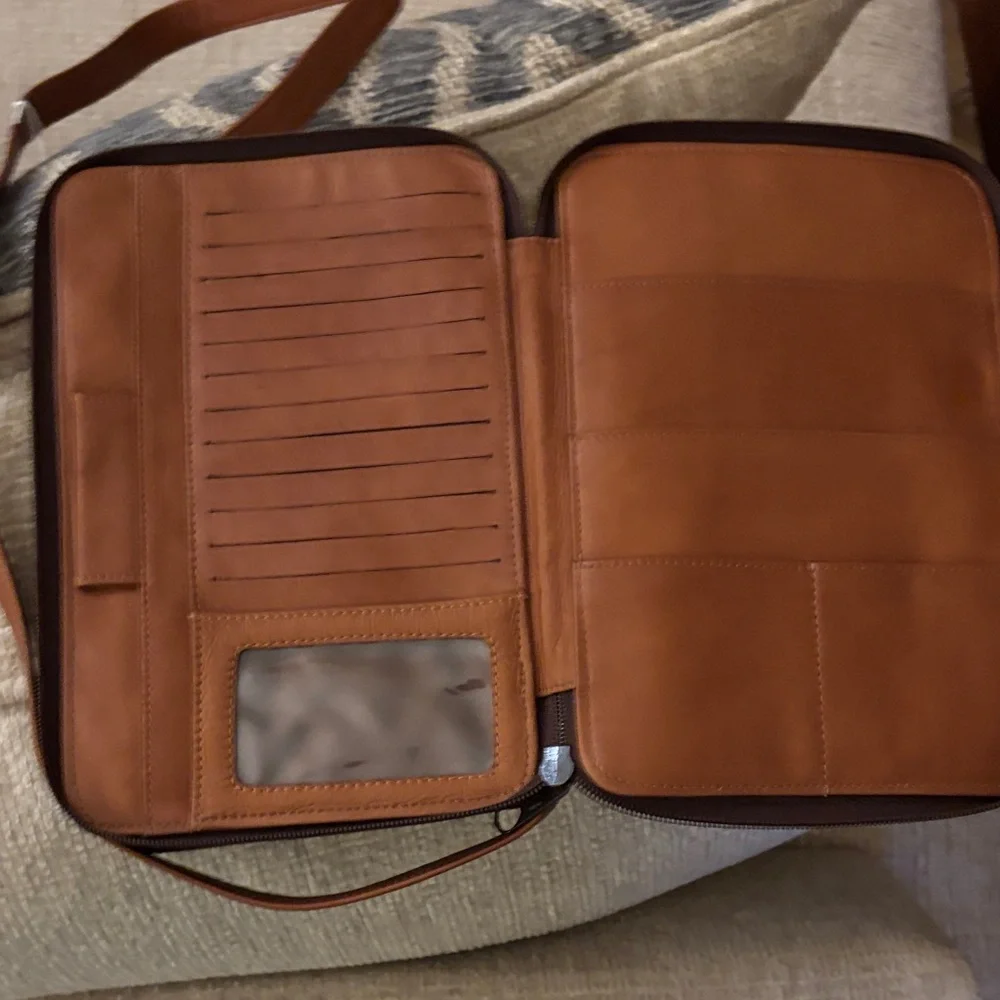 Brown Leather Crossbody Bag